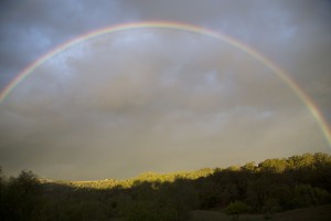 Looking over Minden Valley after the rain