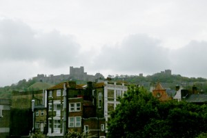 Down town in the Port of Dover, Kent England