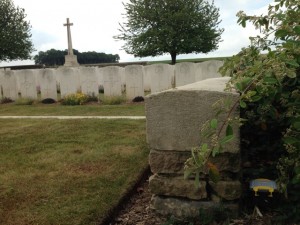 World War One cemetery in France