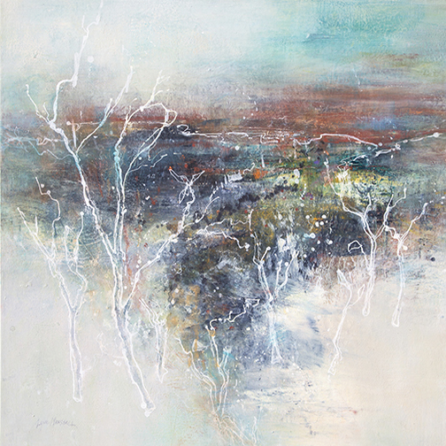 Lyne Marshall Nature"s Constillations 91 x 91 cm acrylic